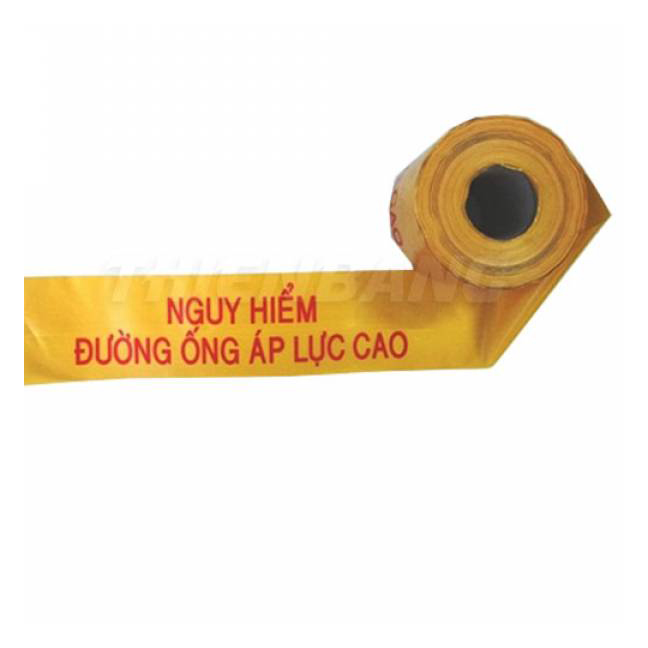 Băng cảnh báo bên dưới có đường ống nước ngầm